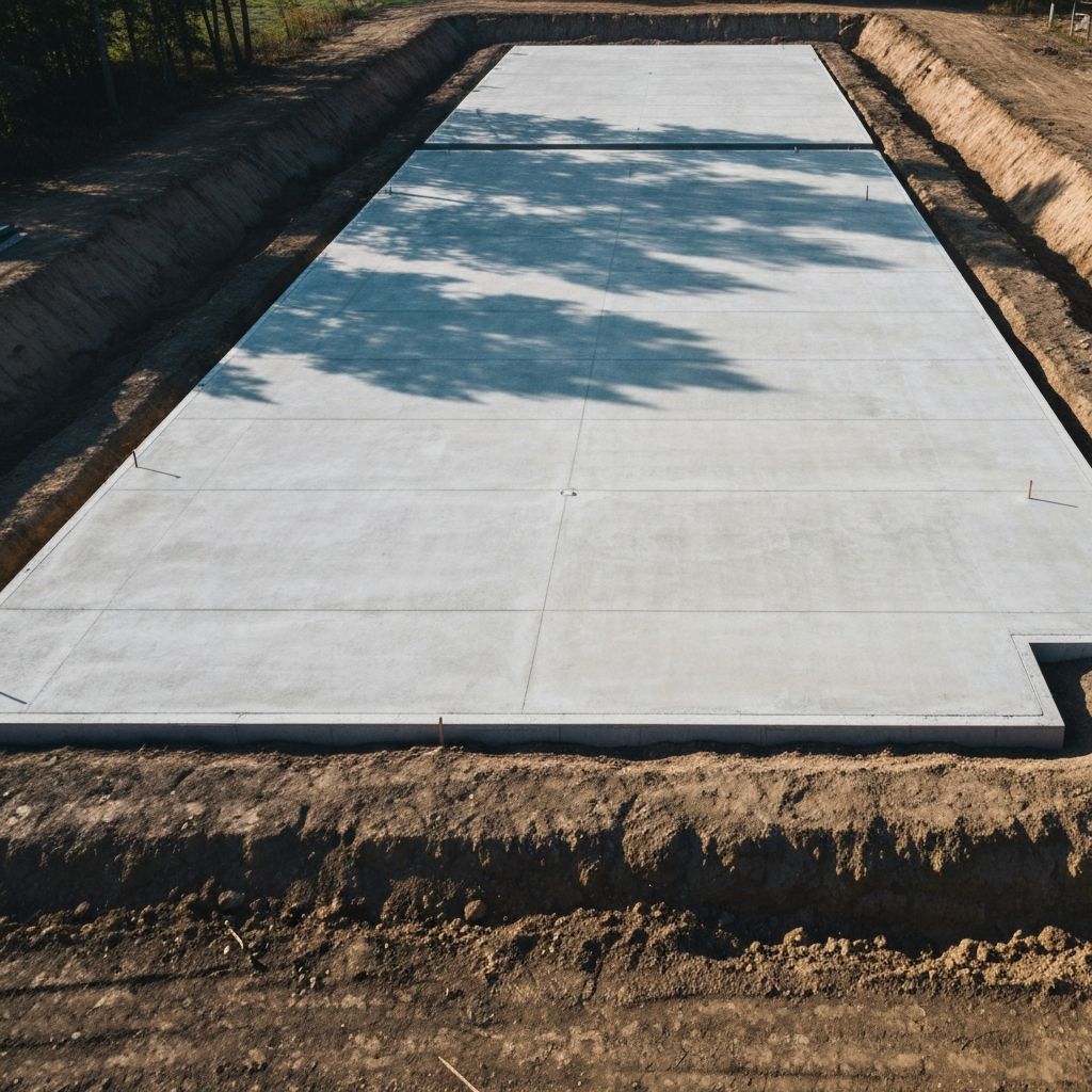 Concrete foundation